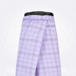 White Navy Blue Black Checked Cotton Lungi